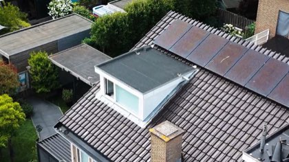 Dakkapel opnieuw bekleed