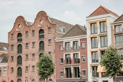 Woningen en pakhuizen in Rotterdam